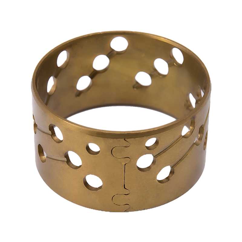 بوش مسی تک فلزی شیار روغن برنجی HZ092